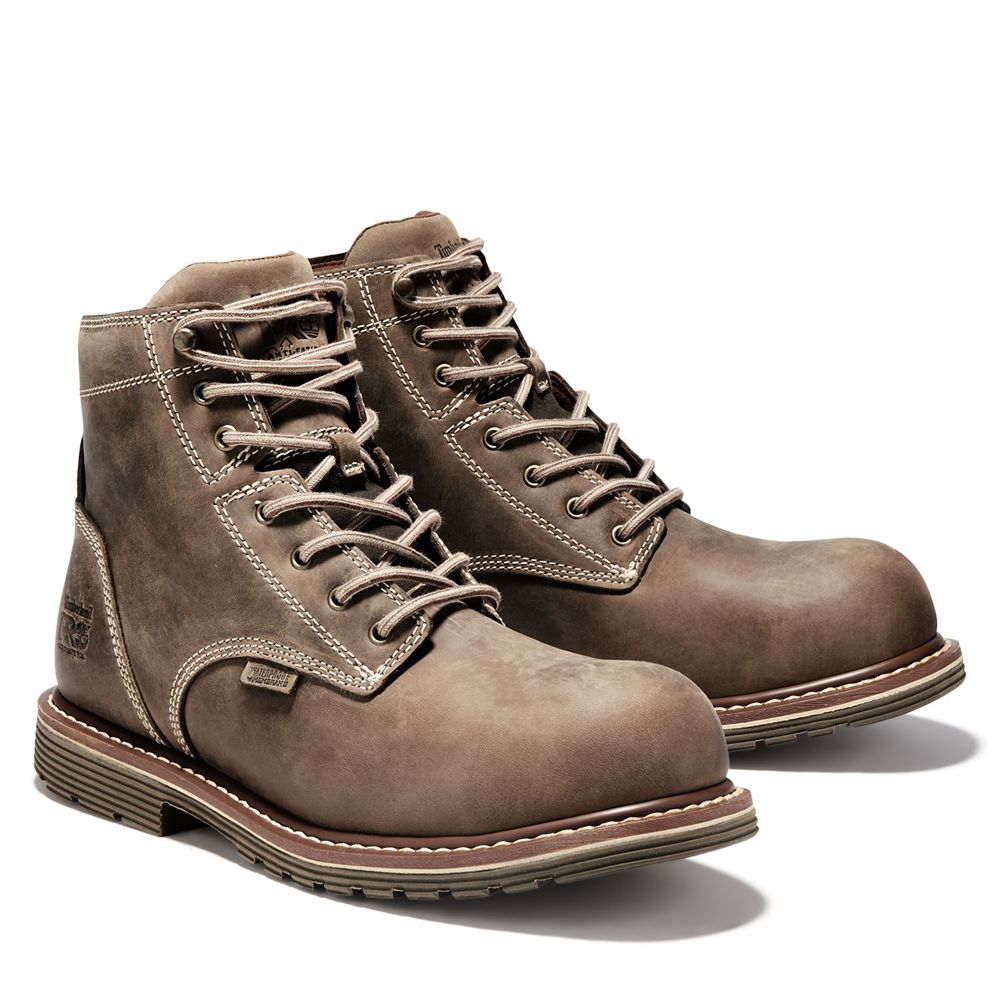 Bocanci Pro Timberland Barbati Maro - Millworks 6\" Comp Toe - Romania - HKMNGP215